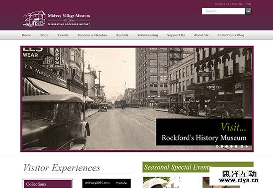 WordPress Museum Sites - Midway Village Museum