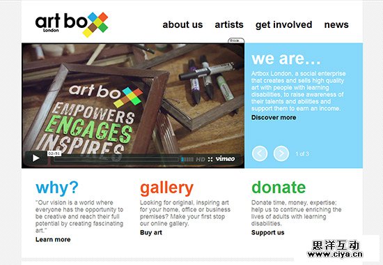 WordPress Museum Sites - Art Box