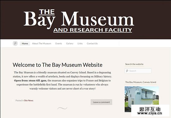 WordPress Museum Sites - The Bay Museum