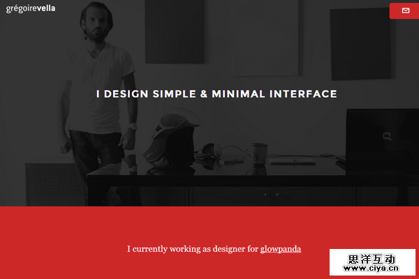 gregoire vella website portfolio layout