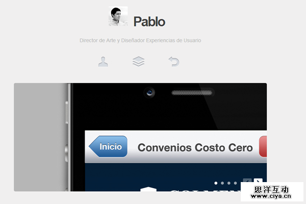 pablo vivanco website layout portfolio