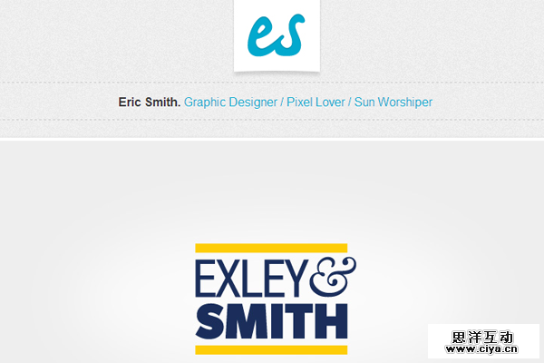 eric smith flat portfolio website