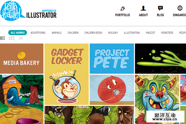 keith frawley happy idiot portfolio website