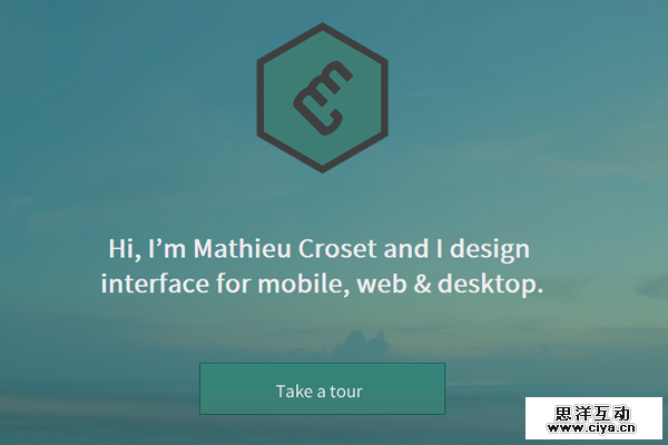 mathieu croset website portfolio designer
