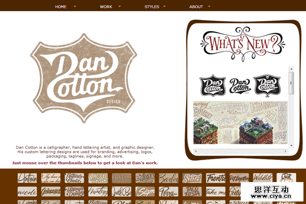 graphics designer typography dan cotton portfolio