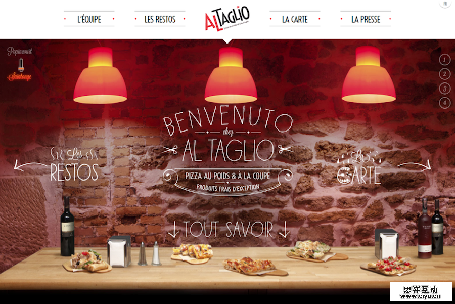 Al Taglio mix typography match