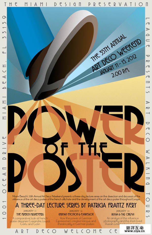 Power of the Poster by Janet Vargas in Showcase of Art Deco Typography