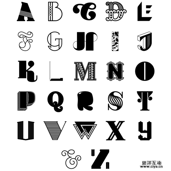 MASH by MASH in Showcase of Art Deco Typography