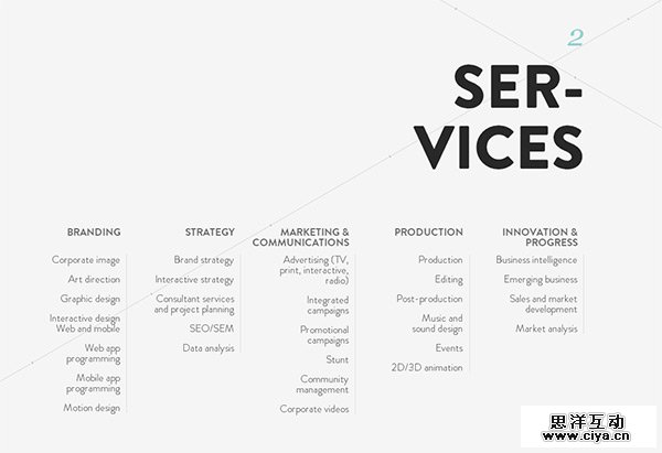 Antro in 35 Minimalistic Website Designs for December 2013