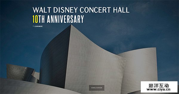Walt Disney in 35 Minimalistic Website Designs for December 2013