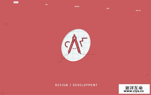 Cam Home in 35 Minimalistic Website Designs for December 2013