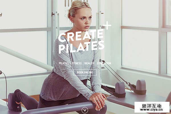Create Pilates in 35 Minimalistic Website Designs for December 2013