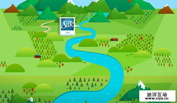 Reunite the River in 35 Examples of Vector Illustrations in Web Design