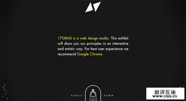 17GRAD in 50 Dark Web Designs for Inspiration