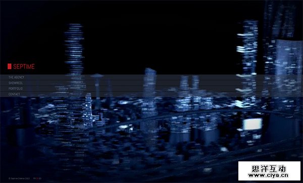 Septime Creation in 50 Dark Web Designs for Inspiration