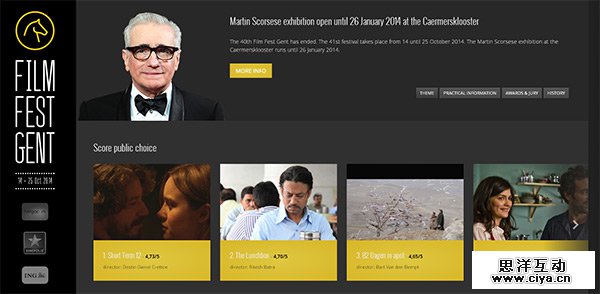 40th Film Gent in 50 Dark Web Designs for Inspiration