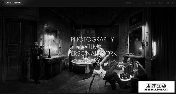 Cyril Masson in 50 Dark Web Designs for Inspiration