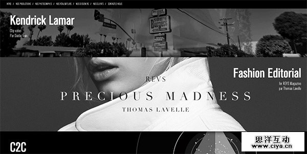 Coeurs & Arts in 50 Dark Web Designs for Inspiration