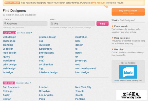 Find Designers