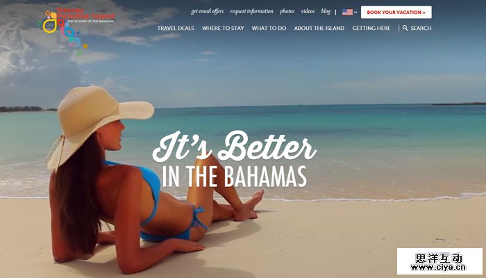 nassau paradise resort hotel video background website