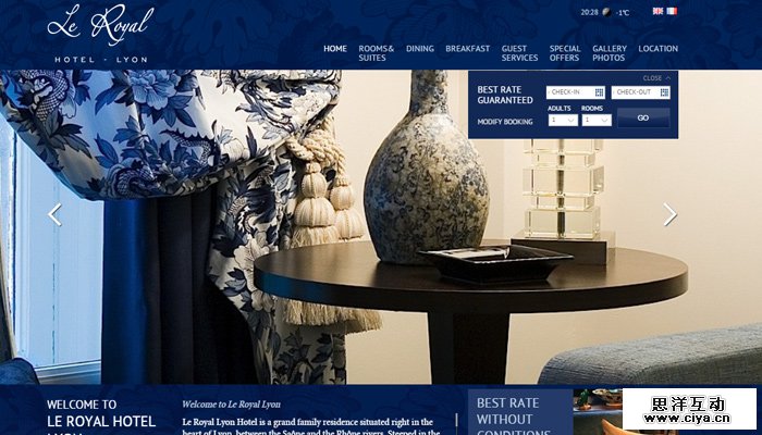 lyon paris royal hotel website