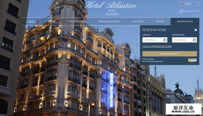 madrid spain atlantico website fullscreen background
