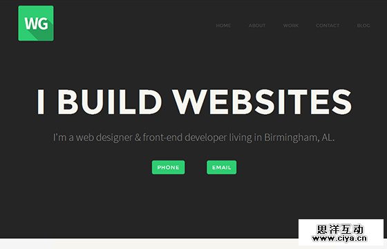 Creative One Page Website Design