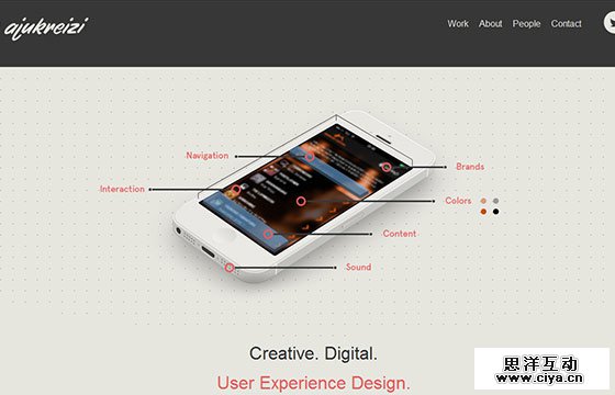 Creative One Page Website Design