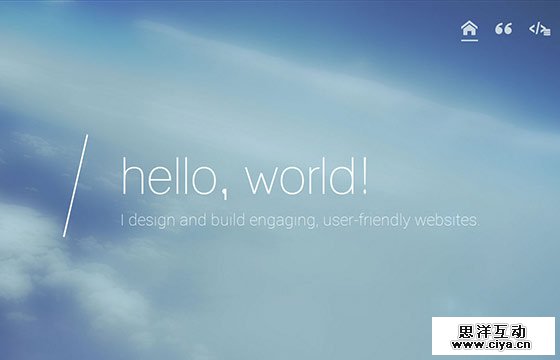 Creative One Page Website Design