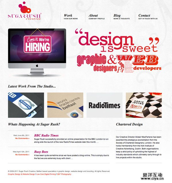 Clean Navigation Bar Design