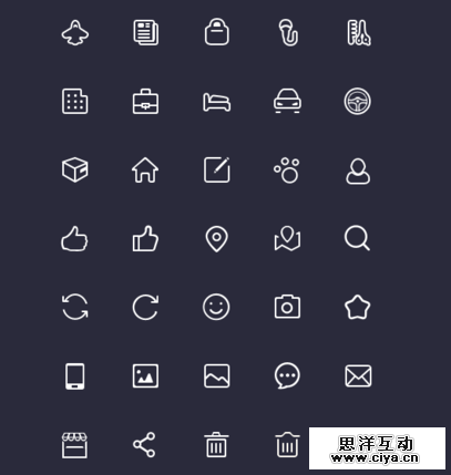 素材推荐——各类线条图标合集（免费下载）