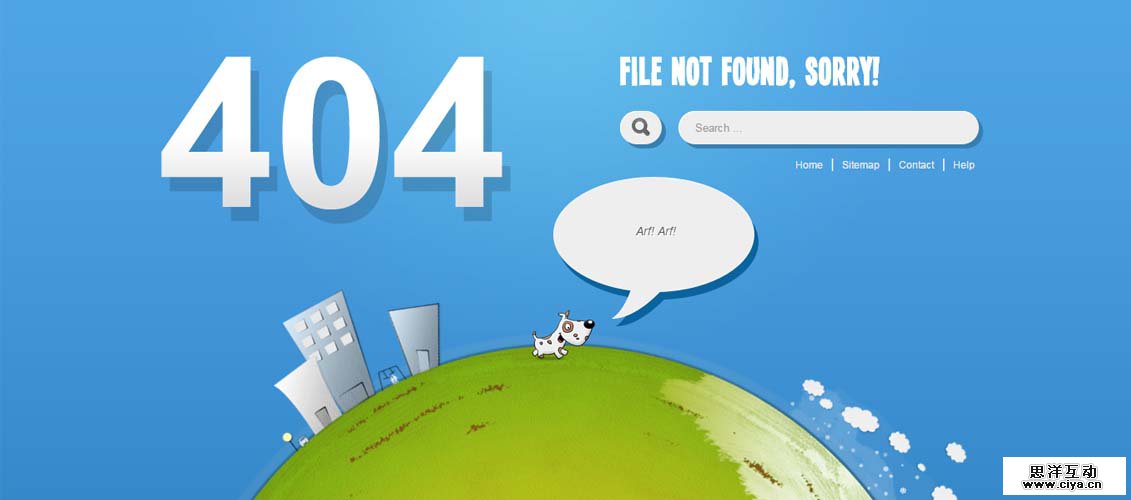 Cerberus - Premium, handmade 404 HTML Template