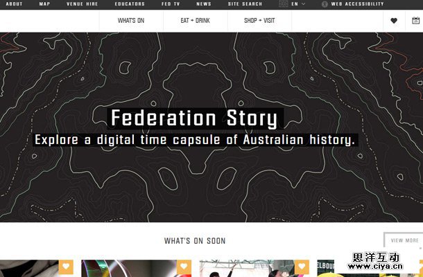 federation square typography layout