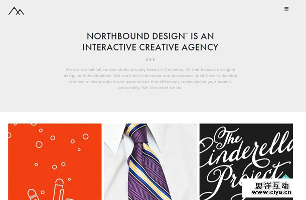 northbound design agency homepage