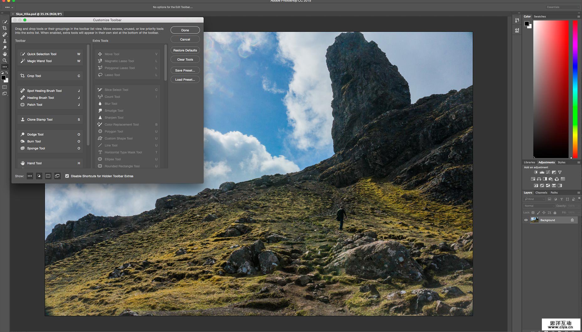 Customized_Toolbar_WithDialog