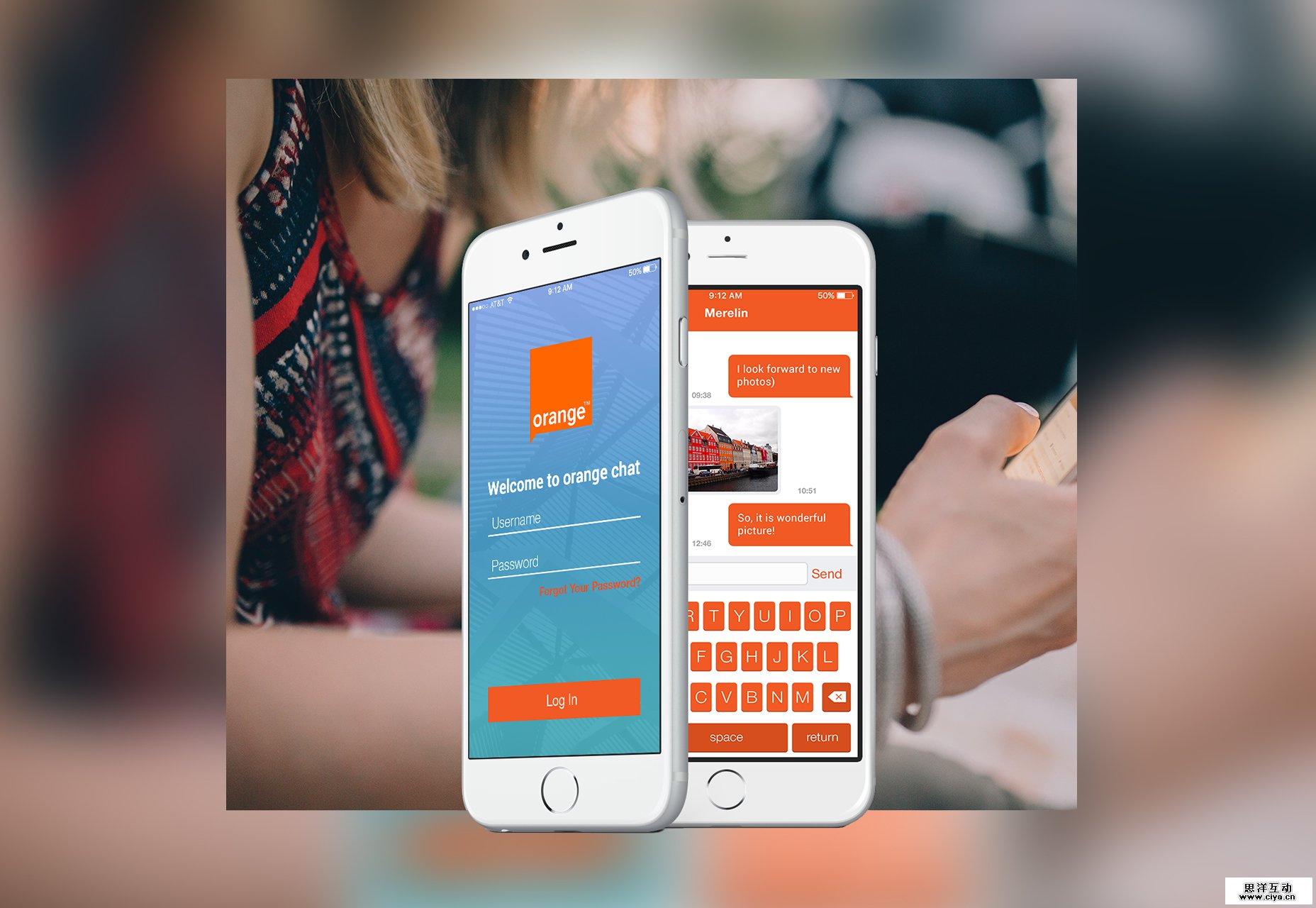 orange-mobile-chat-ui-kit