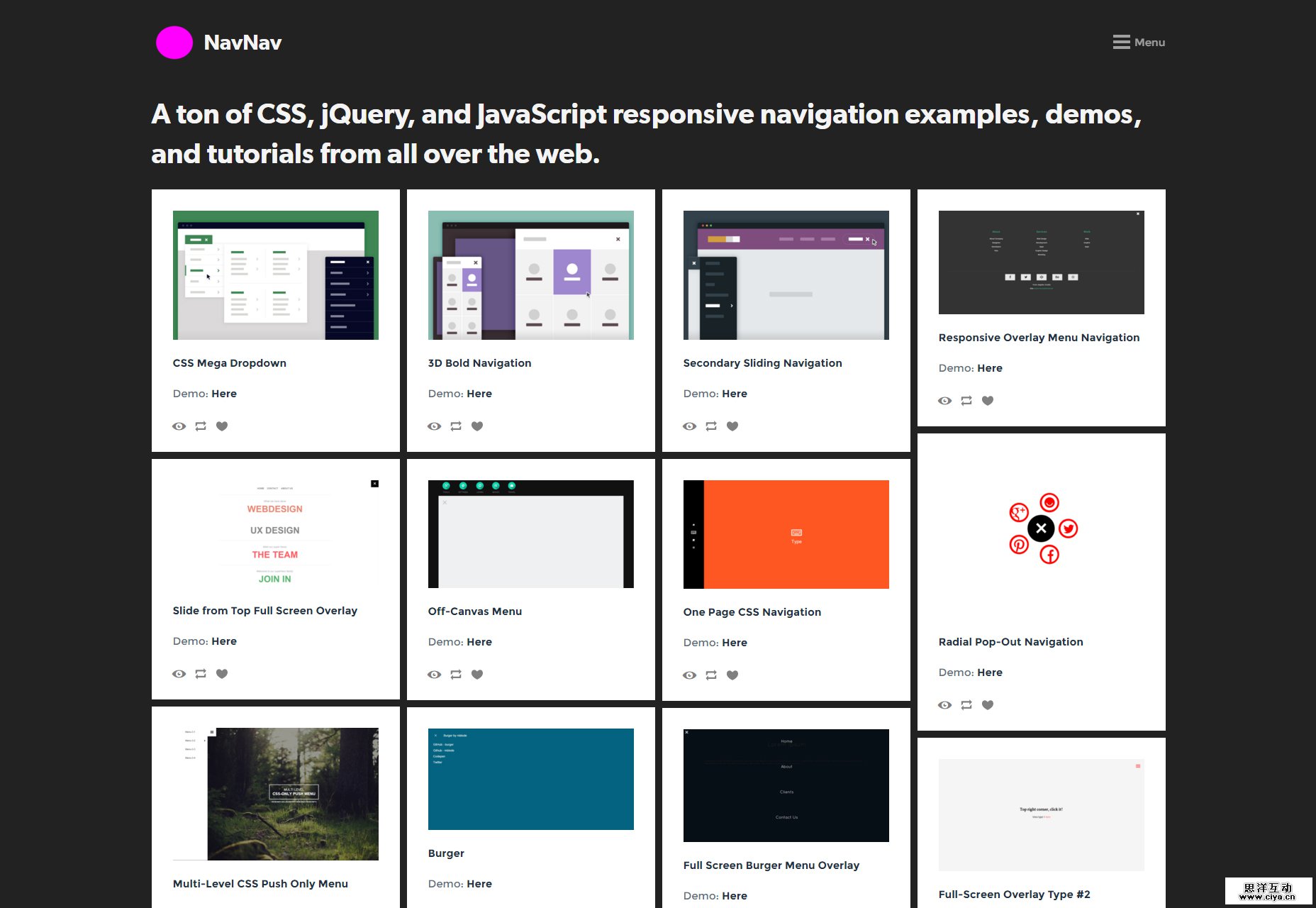 navnav-responsive-navigation-bar-menu-resources