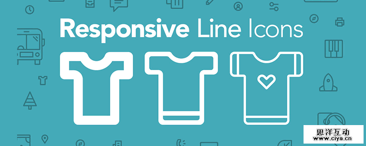 Responsive Line Icons