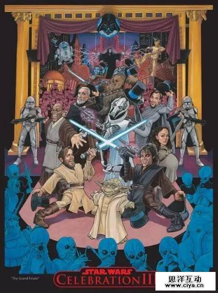 全球50位顶尖插画师笔下的《星球大战》，情怀满满，热血沸腾！