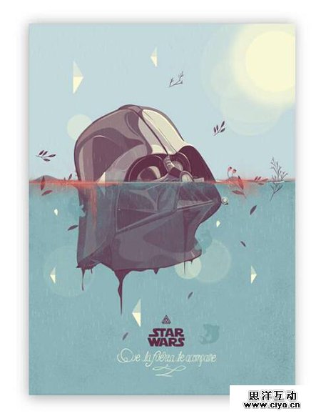 全球50位顶尖插画师笔下的《星球大战》，情怀满满，热血沸腾！