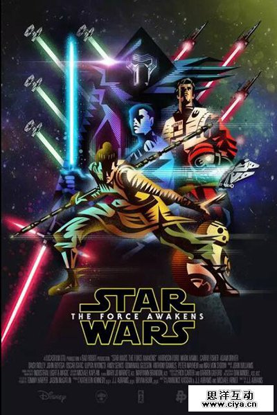 全球50位顶尖插画师笔下的《星球大战》，情怀满满，热血沸腾！