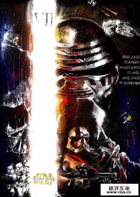 全球50位顶尖插画师笔下的《星球大战》，情怀满满，热血沸腾！