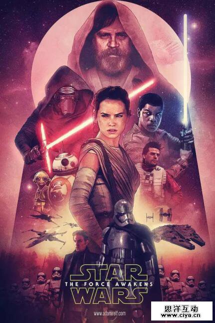 全球50位顶尖插画师笔下的《星球大战》，情怀满满，热血沸腾！