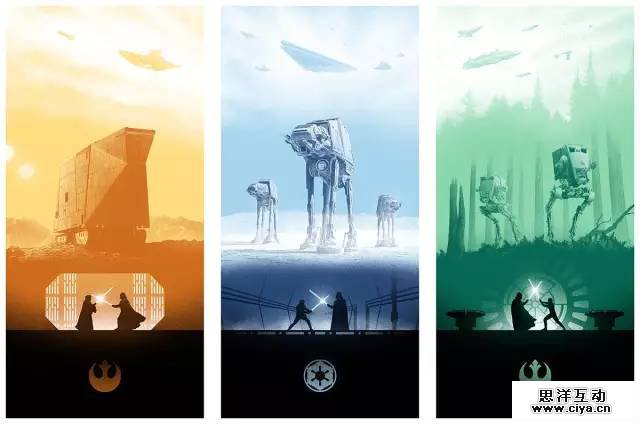 全球50位顶尖插画师笔下的《星球大战》，情怀满满，热血沸腾！