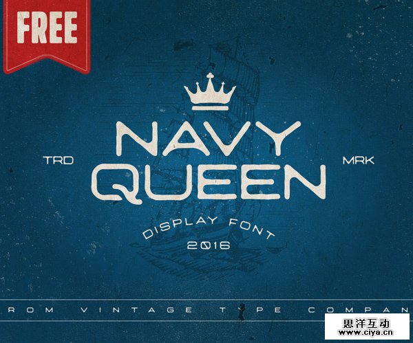 Navy Queen Free Font Navy Queen Free Font