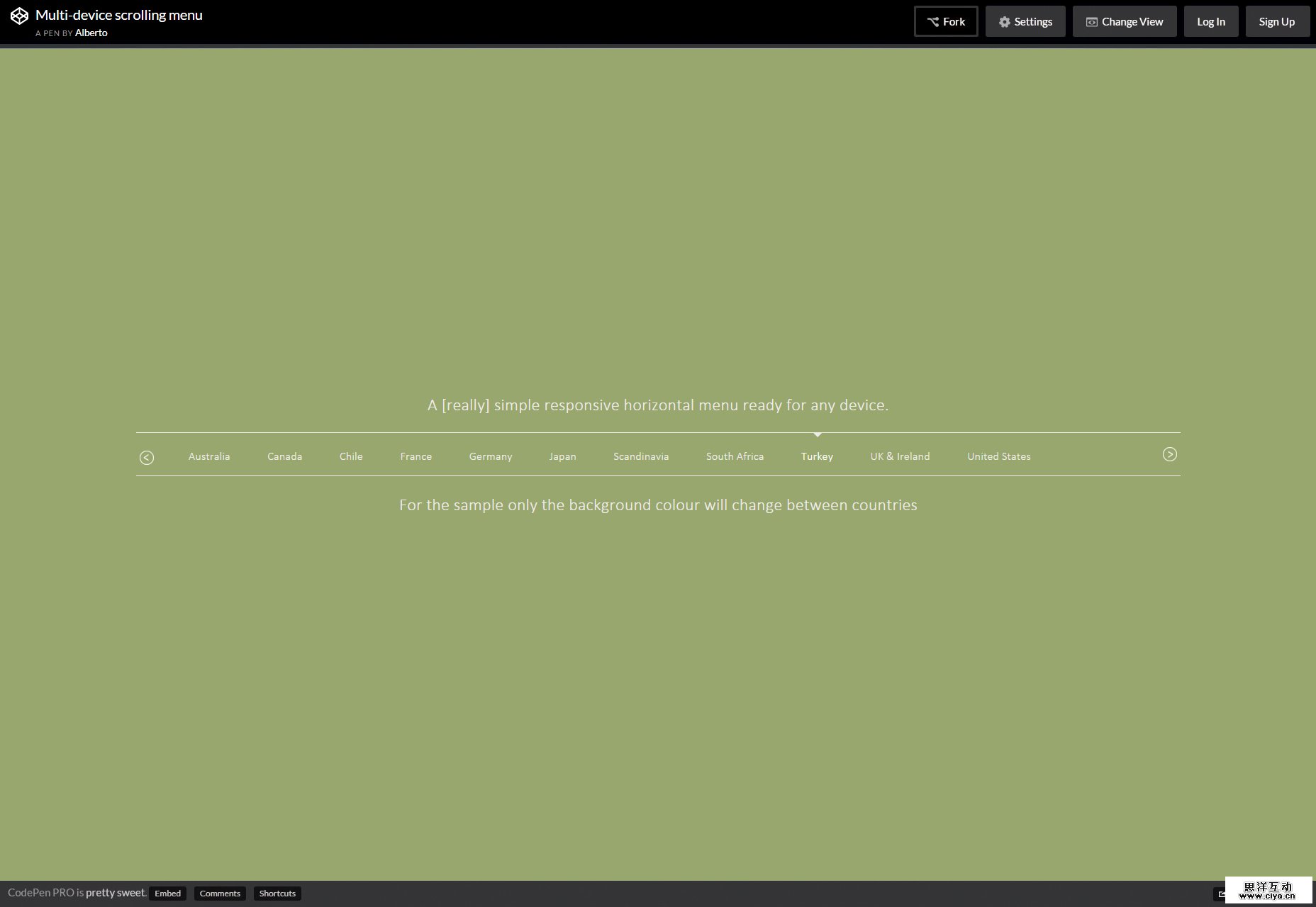 multi-device-scrolling-menu