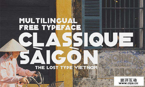 Classique Saigon Typeface