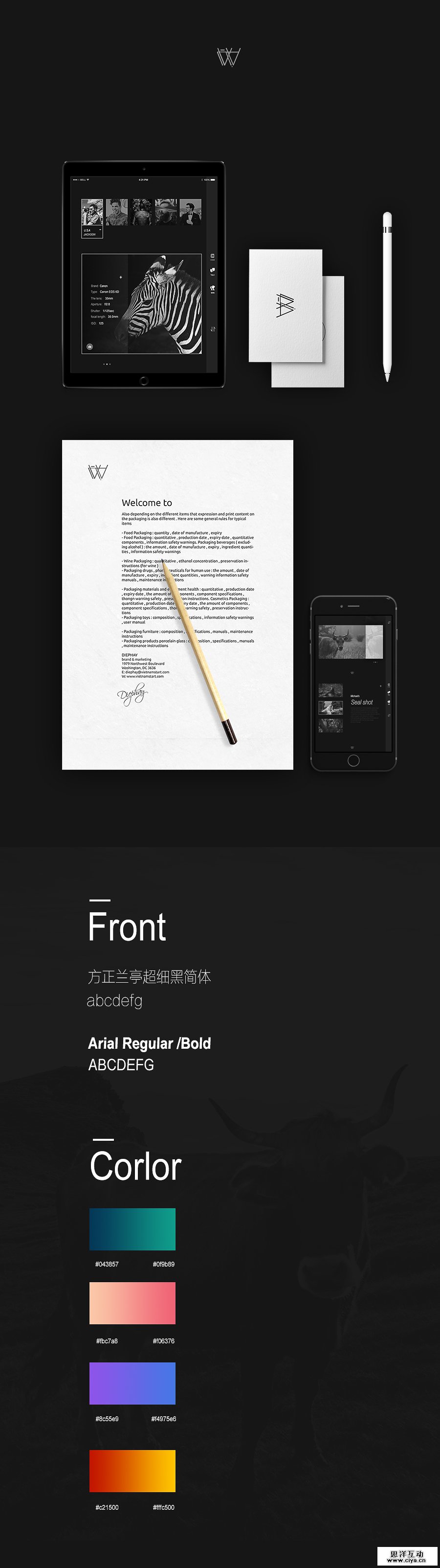 查看《摄影题材网页排版/Photography theme page layout》原图，原图尺寸：900x3204