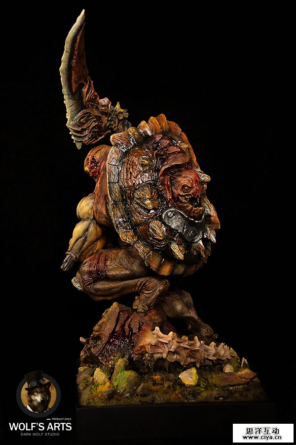 查看《作品 | Chelonian Warrior（暗夜之狼私人涂装定制作品）》原图，原图尺寸：600x900
