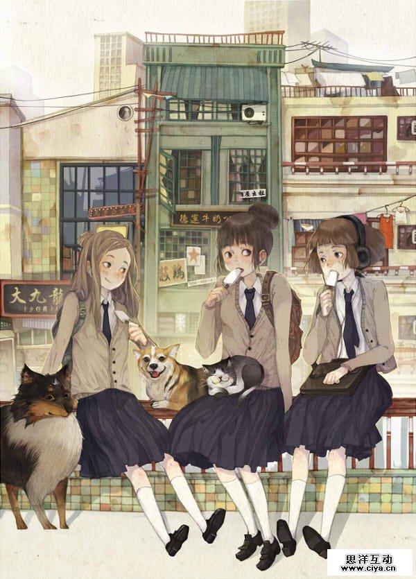 查看《晚安少女》原图，原图尺寸：600x835